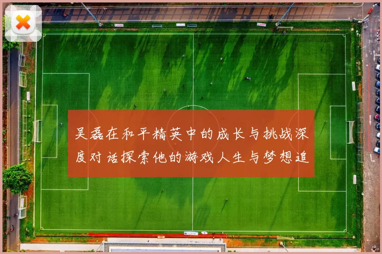 吴磊在和平精英中的成长与挑战深度对话探索他的游戏人生与梦想追求