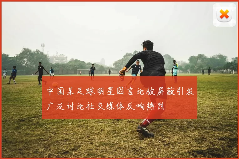 中国某足球明星因言论被屏蔽引发广泛讨论社交媒体反响热烈