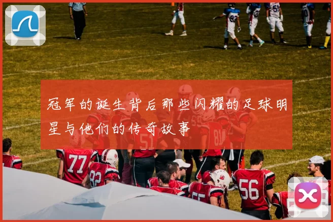 冠军的诞生背后那些闪耀的足球明星与他们的传奇故事