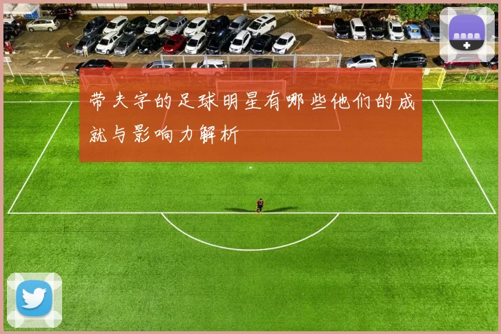 带夫字的足球明星有哪些他们的成就与影响力解析